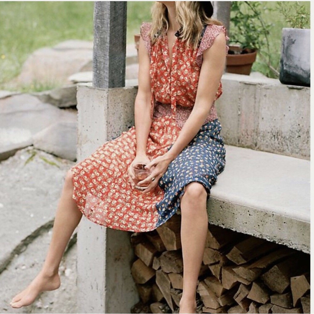 Anthropologie Meadow Rue Prairie Skirt